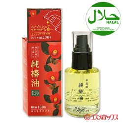 画像1: 本島椿 純椿油 プッシュタイプ（ツバキ油100%）  62ml