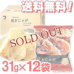 画像1: テラフーズ 焼きじゃが えびしお味 31g×12袋入り【ケース販売】【送料無料】