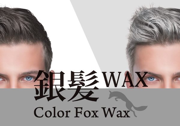 カラーフォックスワックス シルバー 50g（1-Day銀髪カラーリング） Color Fox Wax - コスメボックス