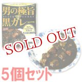 画像: 明治　男の極旨　黒カレー　スパイシー中辛　180g(1人分)×5個セット　meiji