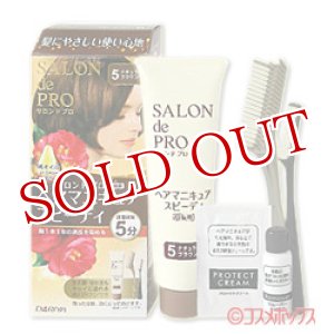 画像: ダリヤ　サロンドプロ　ヘアマニキュアスピーディ(白髪用)　5ナチュラルブラウン　SALON de PRO　DARIYA