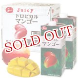 画像: ●送料無料　　JA熊本果実連　ジューシー　トロピカルマンゴー　キャップ付紙パック1000ml×６本　Juicy