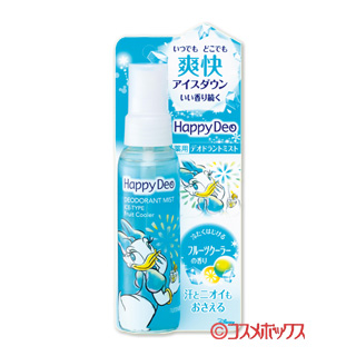 ハッピーデオ(Happy Deo) デオドラントミスト アイスダウン フルーツクーラー 80ml マンダム(mandom) (ディズニー)