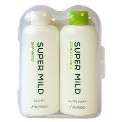 3個セット　資生堂　スーパーマイルド　ミニサイズセット　シャンプー・コンディショナー　各50ml×3個セット　SHISEIDO SUPER MILD